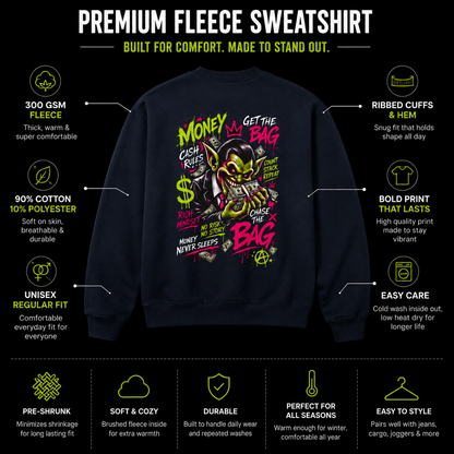Get The Bag – Premium Fleece Sweatshirt